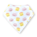Organic Cotton Bandana Bibs 2pcs Set - Dim Sum Duo