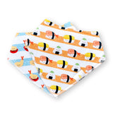 Organic Cotton Bandana Bibs 2pcs Set - Takoyaki + Taiyaki