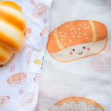 Organic Bamboo Blend Swaddle - Bakery Buns
