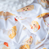 Minky Fleece Sensory Baby Blanket - Bakery Buns