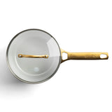 Padova 深藍色陶瓷易潔單柄鍋連蓋 18cm CC004979