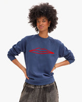 Sweatshirt Lips Sweater Navy