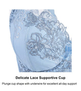 Ashley Embroidery Silk & Organic Cotton Supportive Bra - Juliemay Lingerie