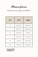 Colette classic linen top in White