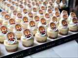 Mini Edible Print Cheesecakes