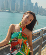 PREMIUM SILK SCARF: Hong Kong Heritage