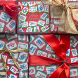 CHARITY CHRISTMAS GIFT TAG: Festive Mahjong