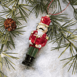 Christmas Ornament - Nutcracker with gift box