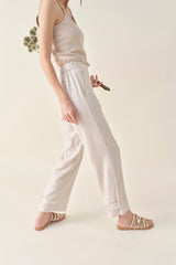 Convertible Crop Pant - Natural