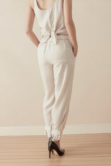 Convertible Crop Pant - Natural