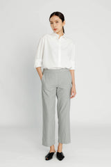 Convertible Crop Pant - Grey Herringbone (classic)