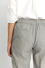 Convertible Crop Pant - Grey Herringbone (classic)