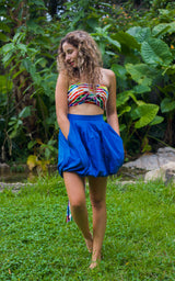 Bazley Bubble Mini Skirt - Floral