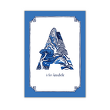 PERSONALISED PRINT: Chinoiserie Alphabet / Numbers (A-Z - 0-9)