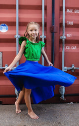 Secret Sway Flared Maxi Skirt - Red