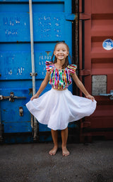 Secret Sway Flared Midi Skirt