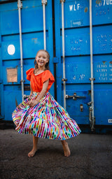 Maracas Tide Tiered Maxi Skirt