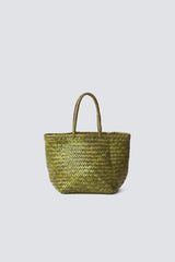 Shoulder Bag Grace Basket Sma Bamboo-Green