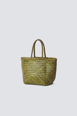 Shoulder Bag Grace Basket Sma Bamboo-Green