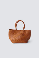 Shoulder Bag Grace Basket Sma Tan-Black-Edges