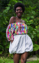 Gazi Glory Crop Top - Floral