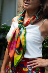 PREMIUM SILK SCARF: Hong Kong Heritage