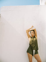 竹制休闲服套装