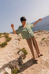 Maeve button linen top XS White | sale