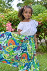 Secret Sway Flared Maxi Skirt - Red