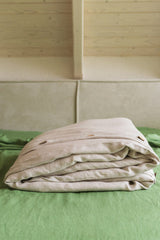 Linen duvet cover in Cream