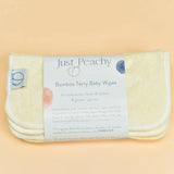 Bamboo Terry Reusable Baby Wipes 6-Pack