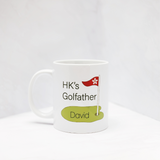 HOLE-IN-ONE SET: 3 Personalised Golf Balls + Personalised Mug + Greeting Card