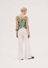 AmourLinen Linen dress Leah wide linen pants with slits Leah wide linen pants with slits