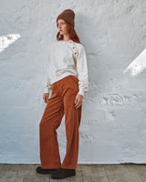 Sweatshirt Ida-cherry Creme