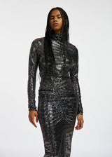 Turtl Jersey Eneck Black