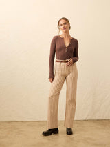 Sweatshirt Wkf2505 Chocolate-Brown