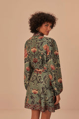 Dress 334560 Arabesque-Floral-Gre