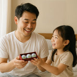 HOLE-IN-ONE SET: 3 Personalised Golf Balls + Personalised Mug + Greeting Card