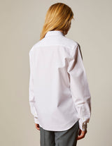 Shirt Je Taime Poplin Blanc-Rouge