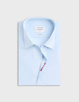 Shirt Je Taime Poplin Bleu-Rouge