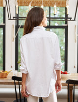 Denim Shirt Eileen Famous De White-Tattered-Wash