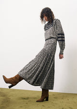 Blouse Gyliane Flora-Chocolate