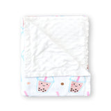 Minky Fleece Sensory Baby Blanket - Boba