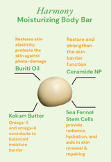 Harmony - Solid Moisturizing & Firming Body Bar by Greentanica
