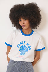 Tshirt Tshirt Vichy Blanc