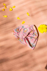 Sustainable girl's turban - Bohemian Strawberry