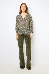 Blouse Dac44a318 Khaki-Green