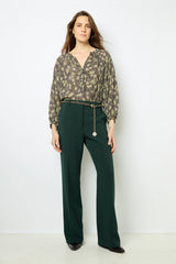 裤子 Nanou Dap34a077 深绿色