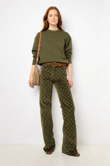 T-shirt Dat12a214 Khaki-Green