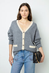 Pullover/vest Dau90a243 Grey